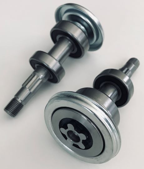 MANDREL SHAFT 16-05021 HUSQVARNA 5-POINTED STAR LOW RIGHT TRACTORS WITH GRASS BOX 135mm