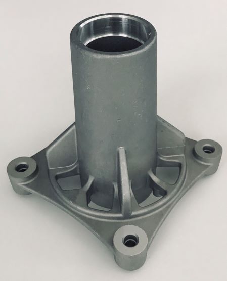 MANDREL SHAFT HOUSING HUSQVARNA 4-BOLT MOUNT LEFT TRACTORS WITH GRASS BOX