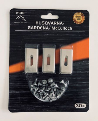 AUTOMOWER BLADE HUSQVARNA GARDENA 35mm NEW SET 30 PCS EVEREST