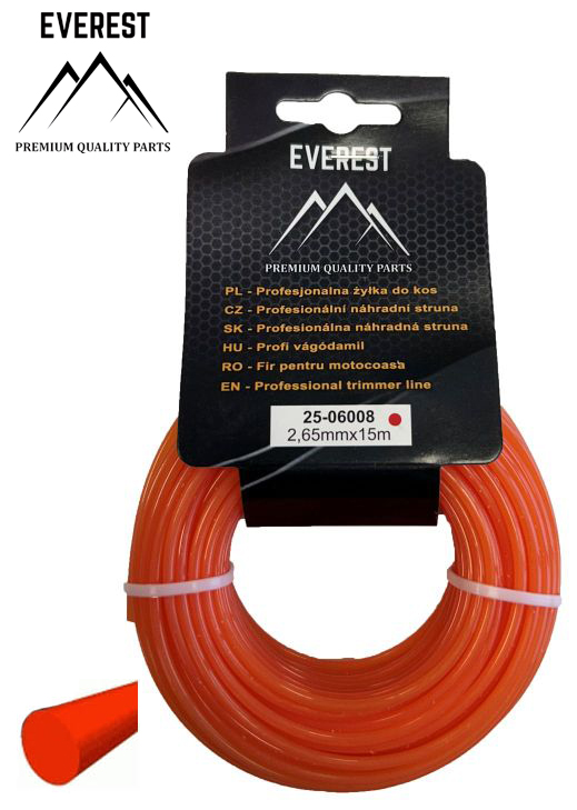 ROUND TRIMMER LINE 2.65mm 15M EVEREST