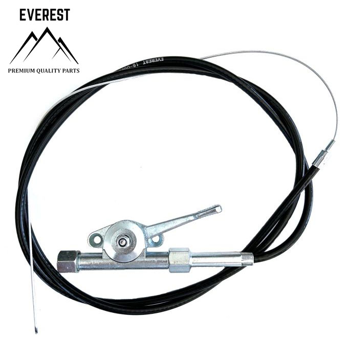 UNIVERSAL THROTTLE CABLE WITH LEVER CONSTRUCTION EQUIPMENT 2050mm EVEREST