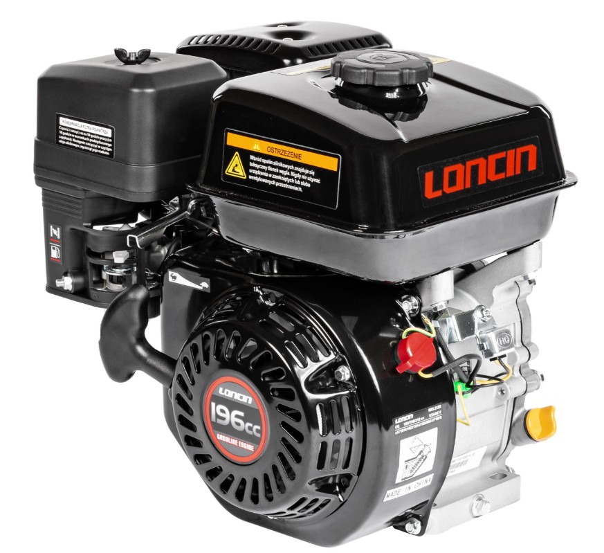ENGINE LONCIN G200F-R-S 196cc HORIZONTAL SHAFT 19mm 58mm