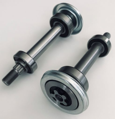 MANDREL SHAFT 16-05018 HUSQVARNA 5-POINTED STAR LEFT TRACTORS WITH GRASS BOX 171mm