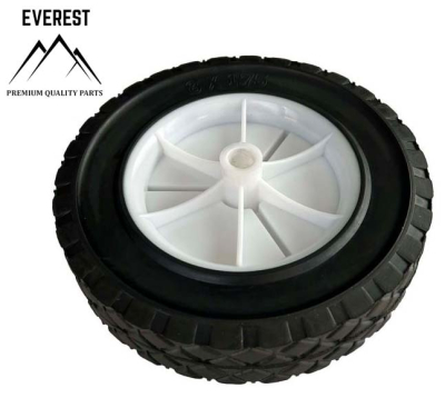 WHEEL UNIVERSAL 175mm PLASTIC RUBBER TIRE EVEREST