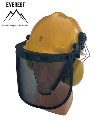 SAFETY HELMET WITH EAR PROTECTORS EVEREST