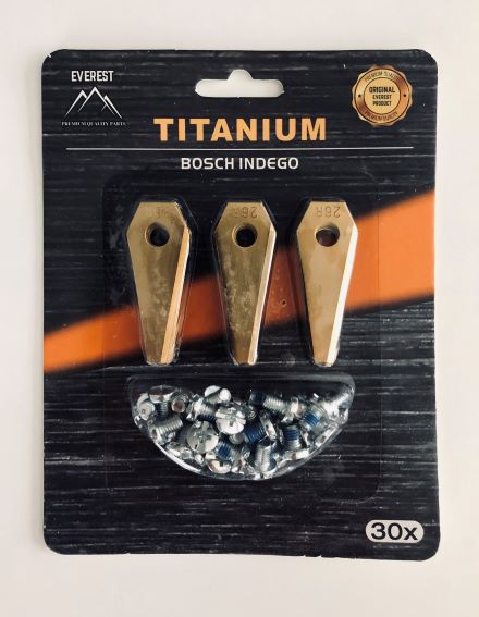 AUTOMOWER BLADE BOSCH TITANIUM SET 30 PCS EVEREST